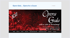 Desktop Screenshot of operaforacause.com